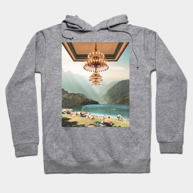 Indoor Swimming Hoodie by collagebymarianne (Marianne Strickler)